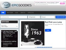 Tablet Screenshot of epicgoodies.com
